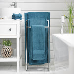 Bliss Pima Supersoft Ultra Absorbent Cotton Towels | Guest Towel | Blue