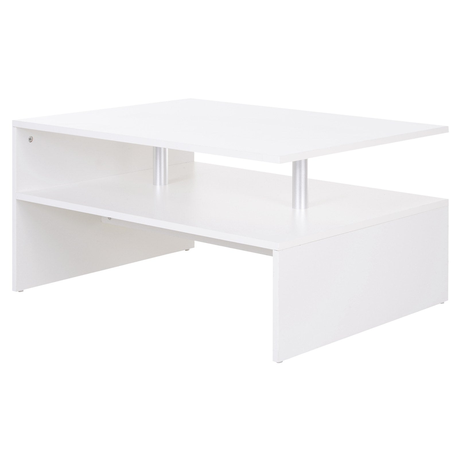Modern Coffee Table With Open Shelf