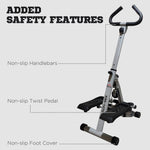 Foldable Step Machine Height Adjustable Stepper