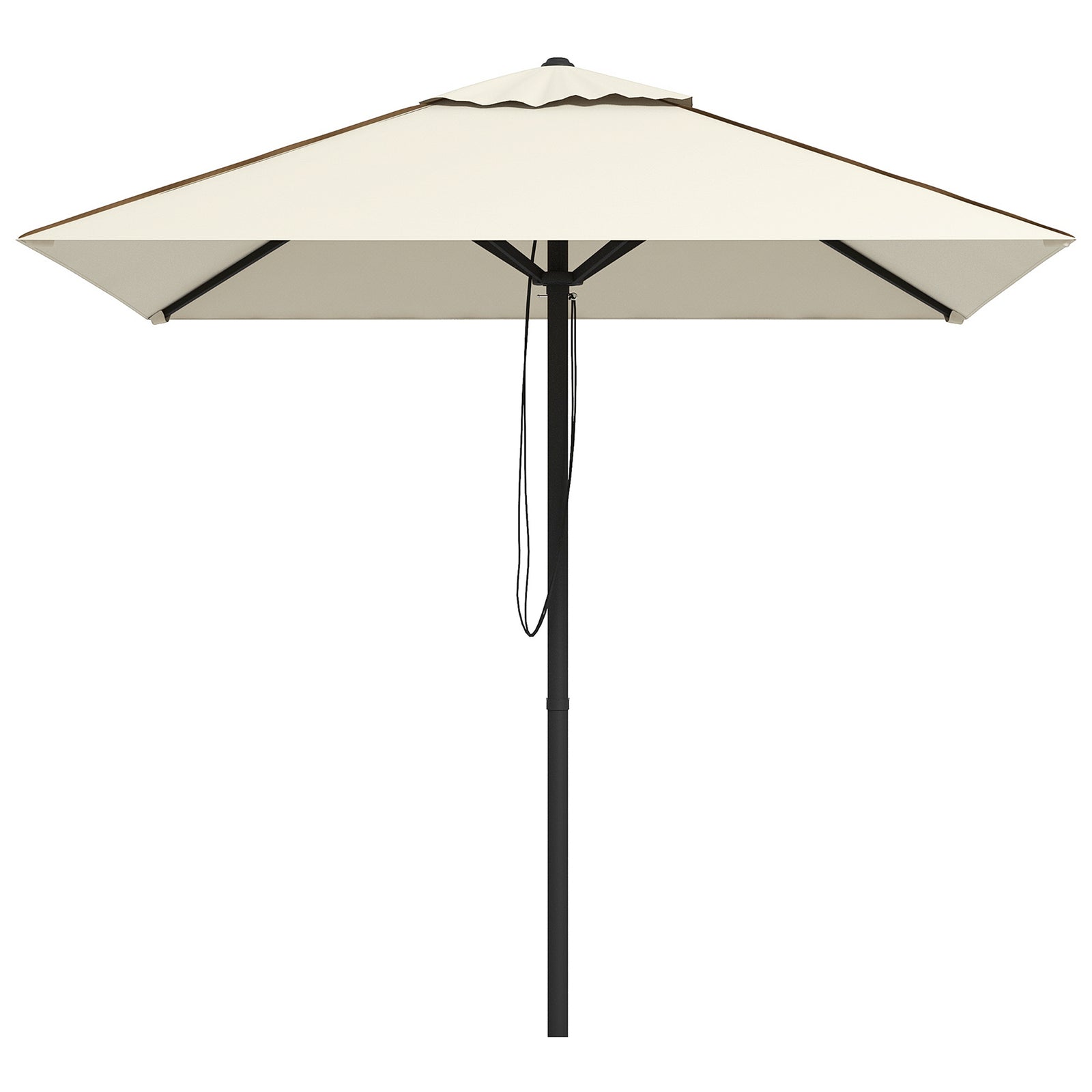 Outdoor Parasol W/ Vent And Piping | Beige