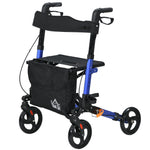 4 Wheel Rollator Walker With Seat And Bags Adjustable | One Size