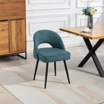 Ashley Fabric Dining Chairs - Set Of 2 | Teal
