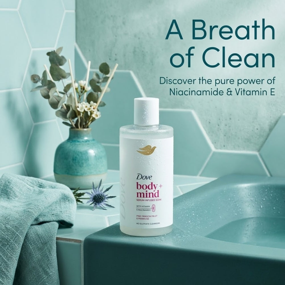 Body + Mind Bath Soak, Dragon Fruit & Primrose, 400ml | Set-of-6