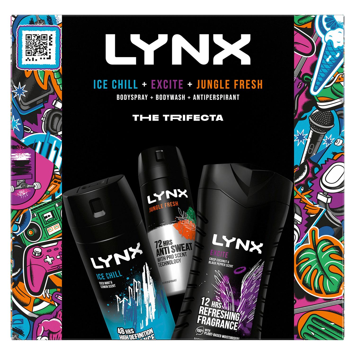 The Trifecta Ice Chill, Excite & Jungle Fresh 3 Pieces Gift Set For Him