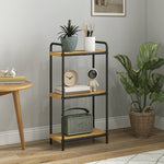 Bamboo Bathroom Shelf, Freestanding Shelving Unit | 3 Tier | Natural
