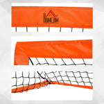 Football Goal Net Folding Outdoor With All Weather 6ft X 3ft | Orange