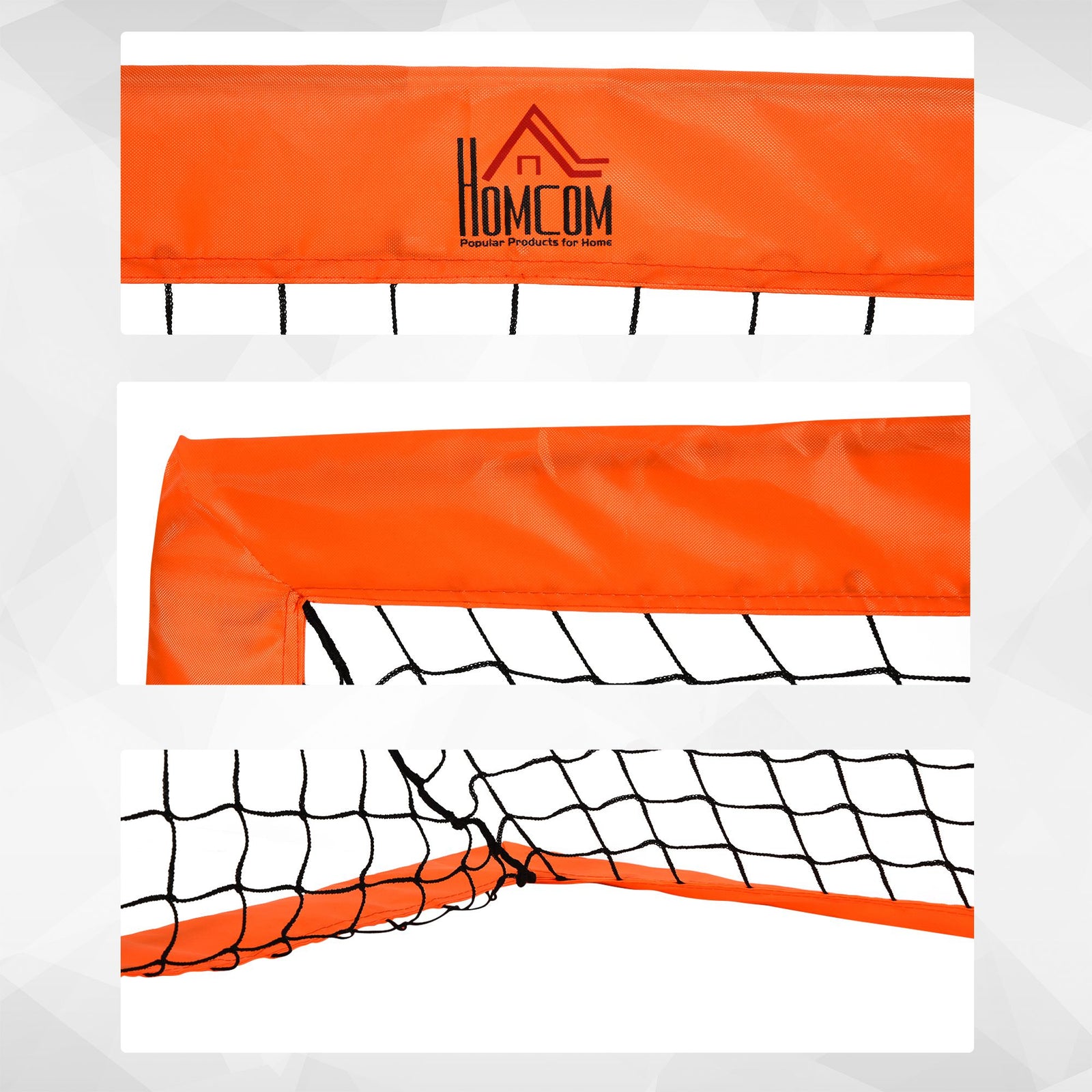 Football Goal Net Folding Outdoor With All Weather 6ft X 3ft | Orange