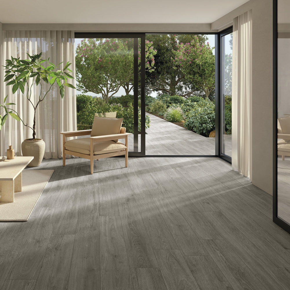 36pcs Rustic Style Wood Plank Pvc Flooring | Grey