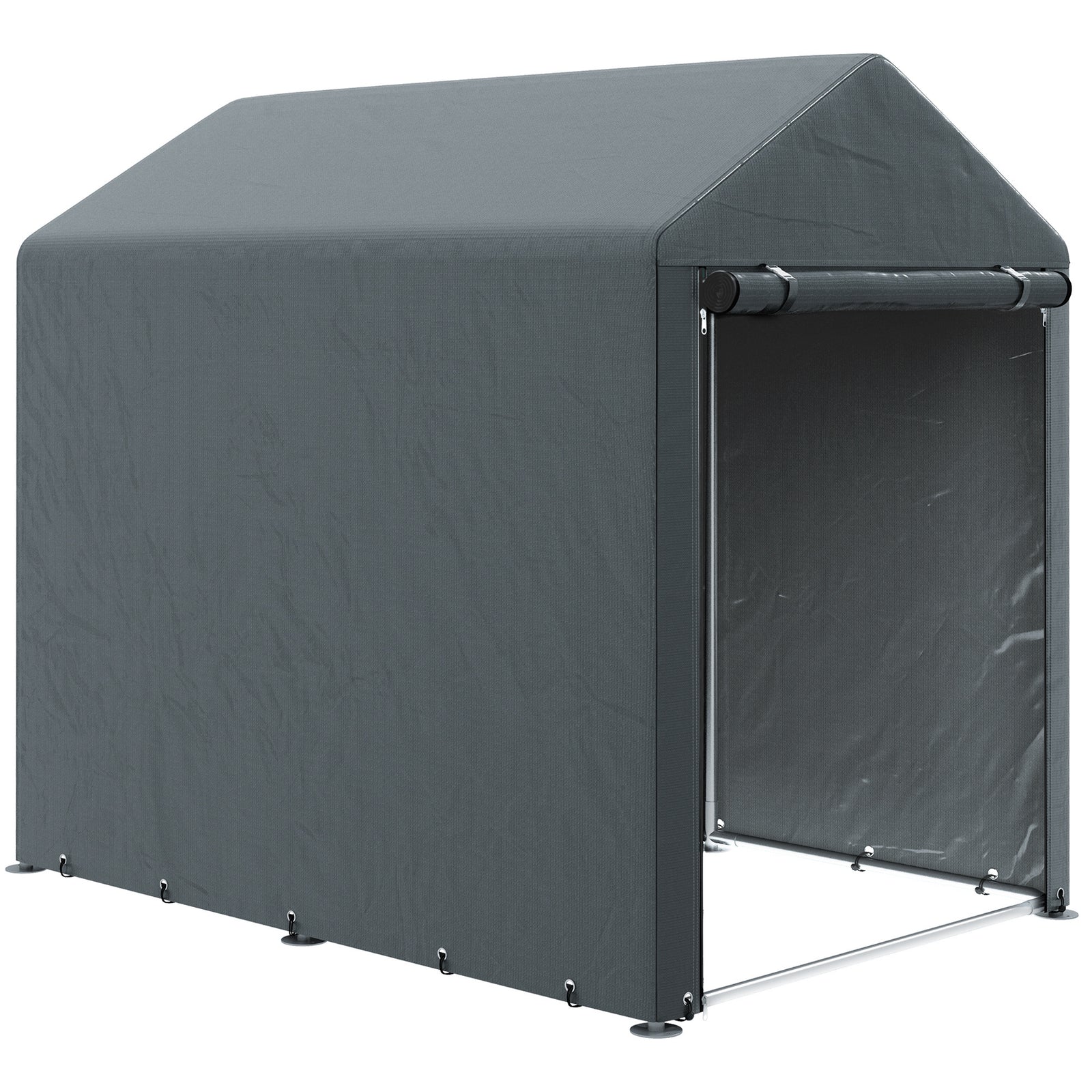 1.2 X 1.8m Portable Garden Shed For Motorbikes, Garden Tools