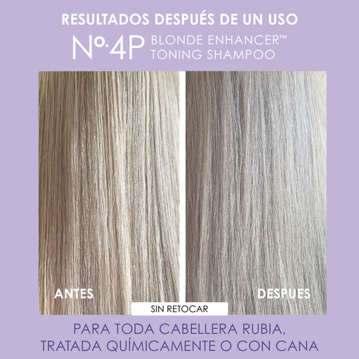 No.4p Blonde Enhancer Toning Shampoo 250ml | Set of 2