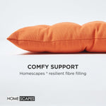 Outdoor Bench Cushion For 2 & 3 Seater Garden Seat Pad For Furniture, Kitchen, Dining & Indoor Use | 3 | Burnt Orange