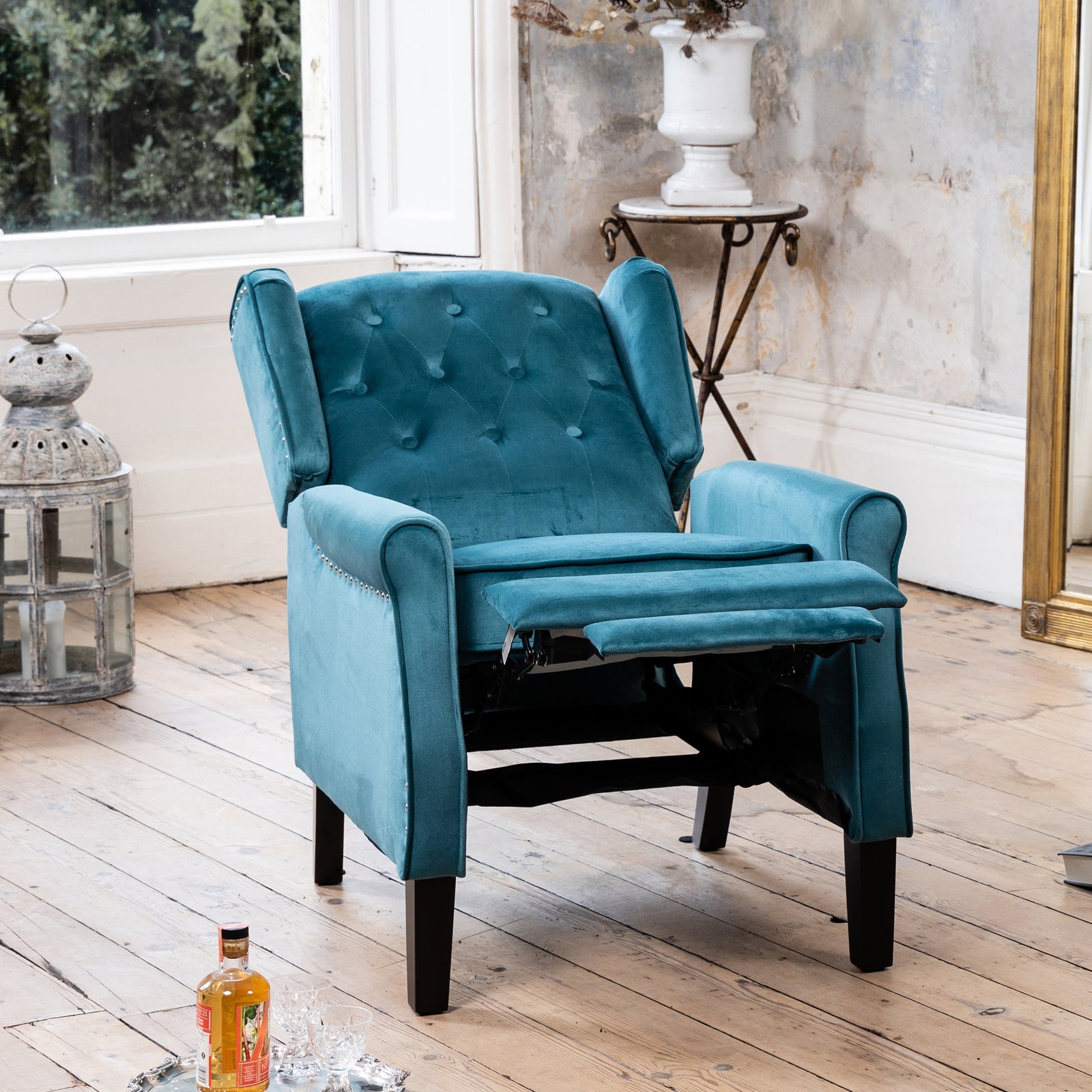Annapoli Recliner Armchair | Teal