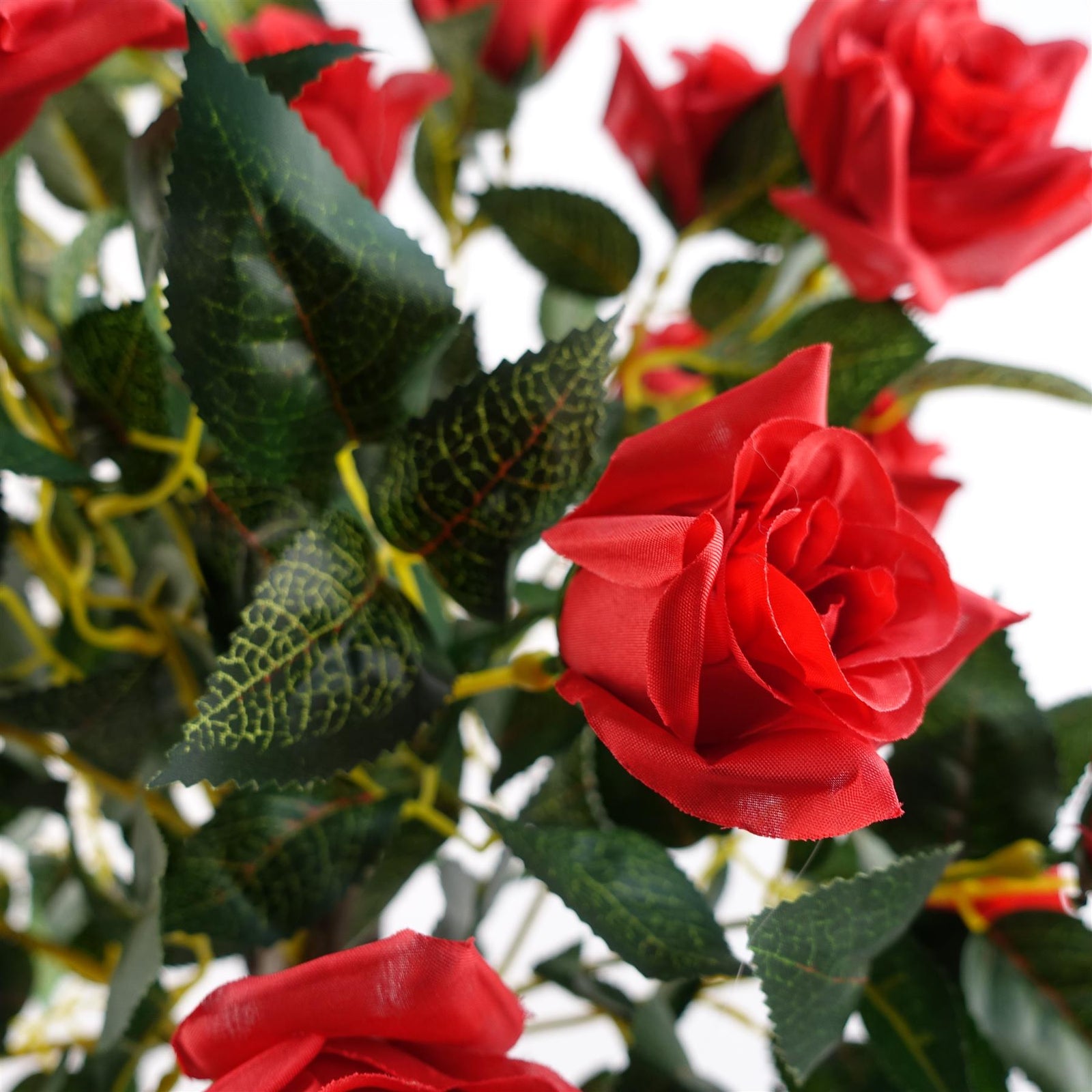 Artificial Red Rose Tree Wedding Twisted Vine Detail 90cm