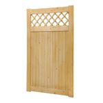 90cm W X 90/120/150/180cm H Diyspace Rhombus Garden Wood Fence Gate | 150cm