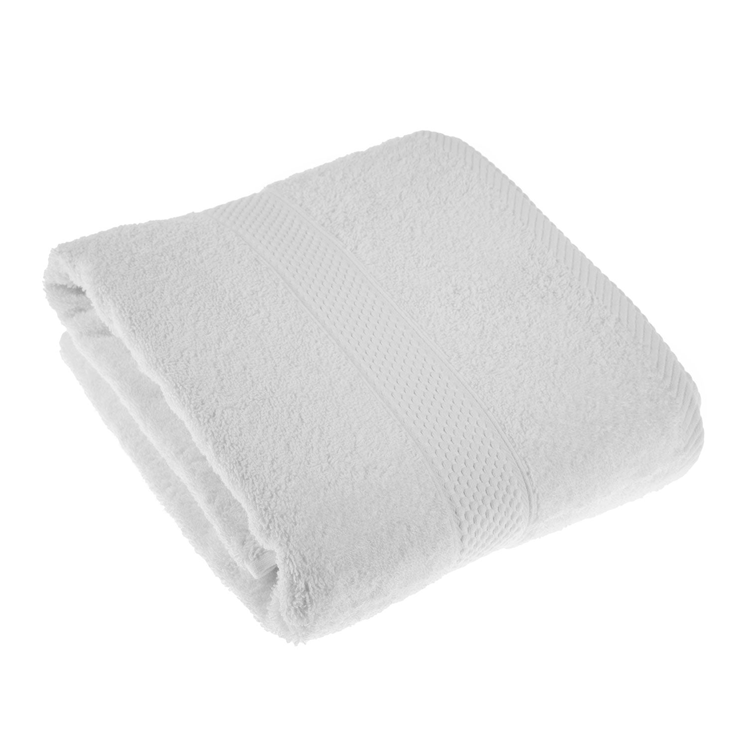 Turkish Cotton 500gsm Towel | Bath Towel | White
