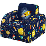 Kids Armchair, Foldable Toddler Chair For Bedroom | Blue
