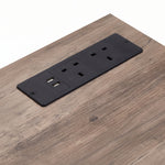 Wine Bar Cabinet With Led Lighting | Grey