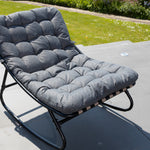 Solace Outdoor Rocking Chair | One Size | Dark Grey