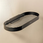 Shower Shelf, Bathroom Shelf, Black, Stainless Steel, Geyser Collection