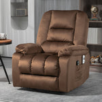 Lift Chair W/ Vibration Massage Heat Assembly | Brown