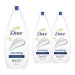 Body Wash 0% Sulfate SLES Nourishing Moisture Soft Smooth Skin, 3x720ml