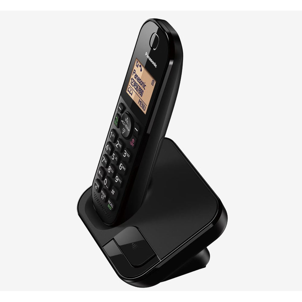 Kx-tgc412eb Digital Cordless Phone With Twin Handsets | Black