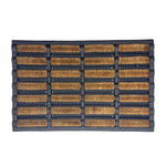 Natural Coconut Coir Scraper Doormat | 40 x 60cm | Brown