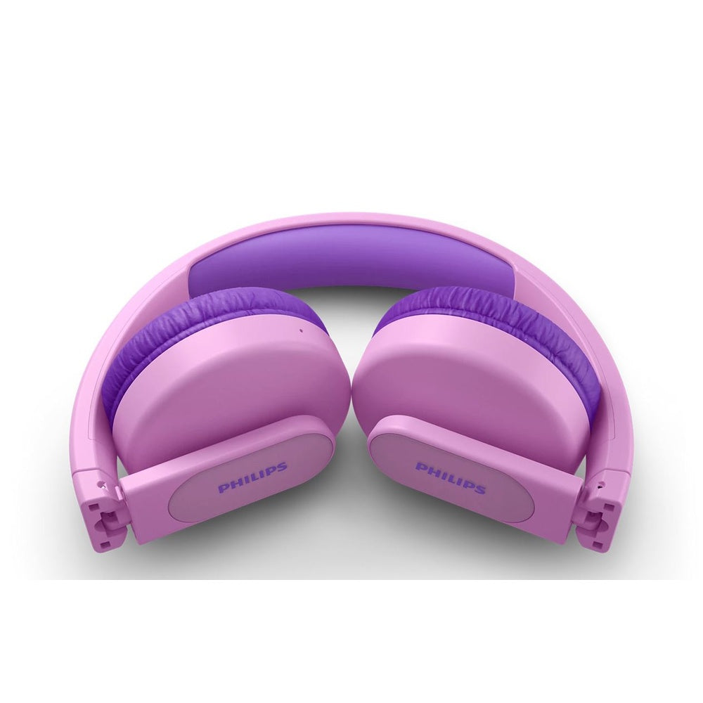 Tak4206 Kids Wireless Bluetooth On-ear Headphones | Pink