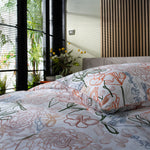 Naïve Floral 100% Cotton Duvet Cover Set With Piped Edging | King | Multi Colour
