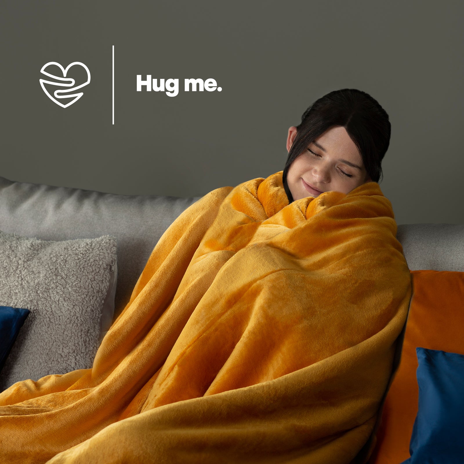 Double Fleece Blanket - Ochre