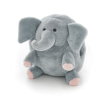 Soft Giant Handwarmer Cozy Plush Elephant | 30cm x 30cm | Gray