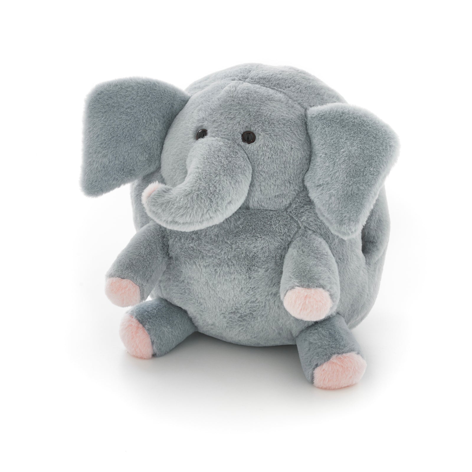 Soft Giant Handwarmer Cozy Plush Elephant | 30cm x 30cm | Gray