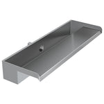 0.2-0.6m Back Entry Stainless Steel Water Blade-13 cm Spout Width | Large | Silver