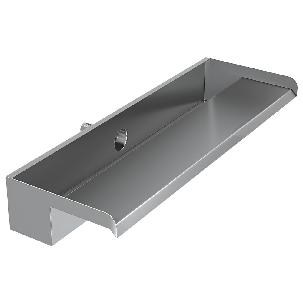 0.2-0.6m Back Entry Stainless Steel Water Blade-13 cm Spout Width | Large | Silver