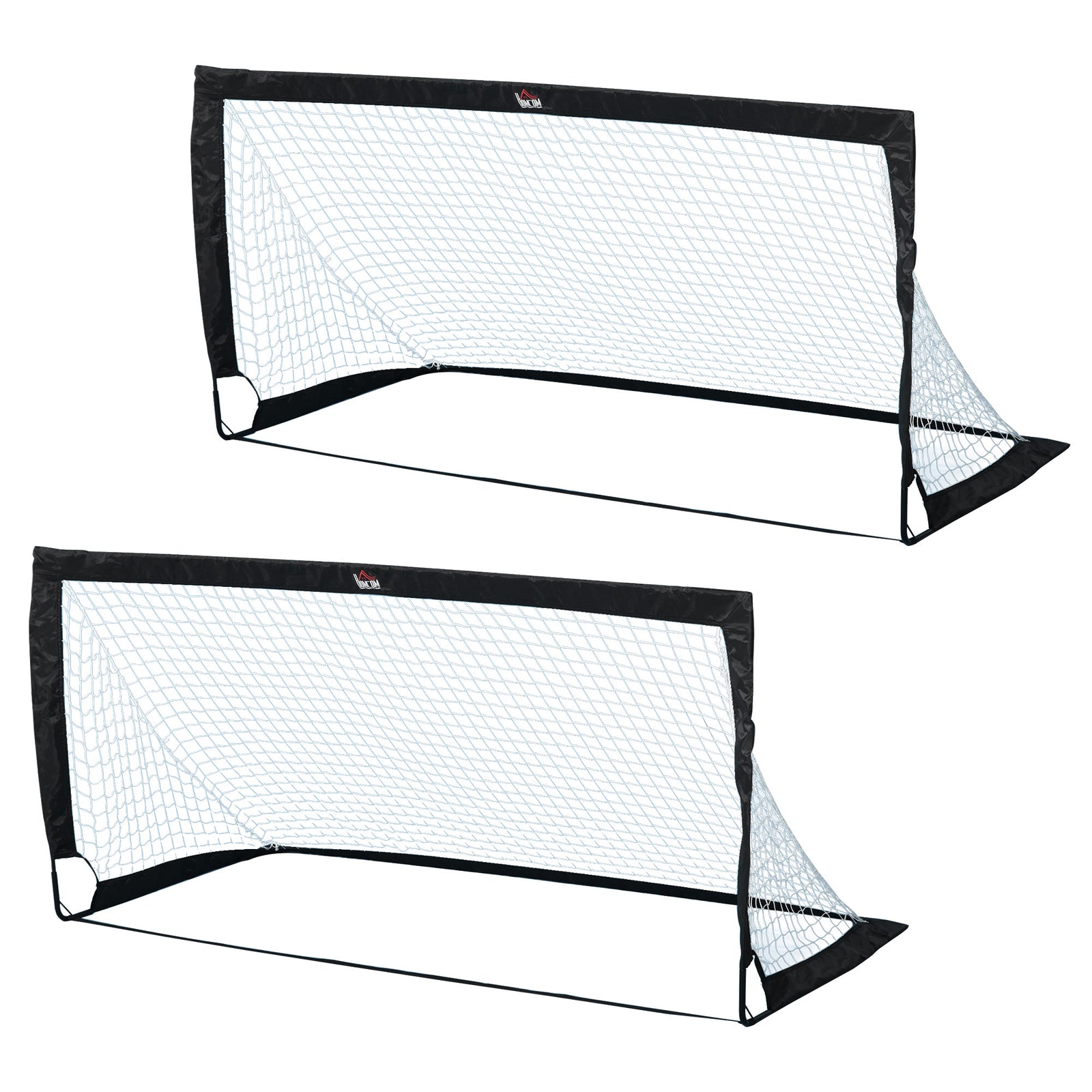Football Goal Net Folding Outdoor With All Weather 6ft X 3ft | Black