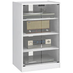 4-tier Hi-fi Stand With Adjustable Shelves | White