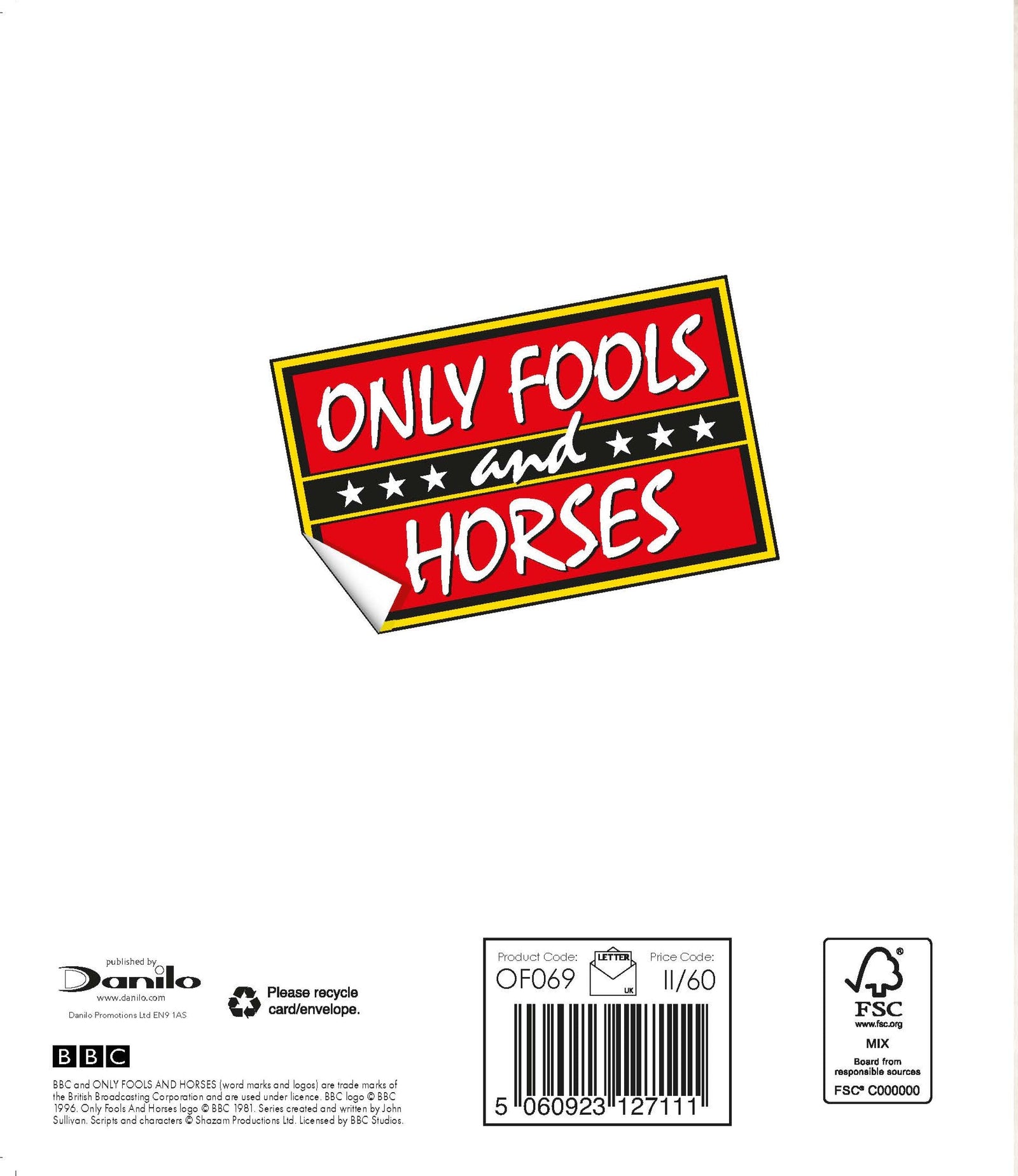 Only Fools And Horses Age 80 Birthday Card Official Product