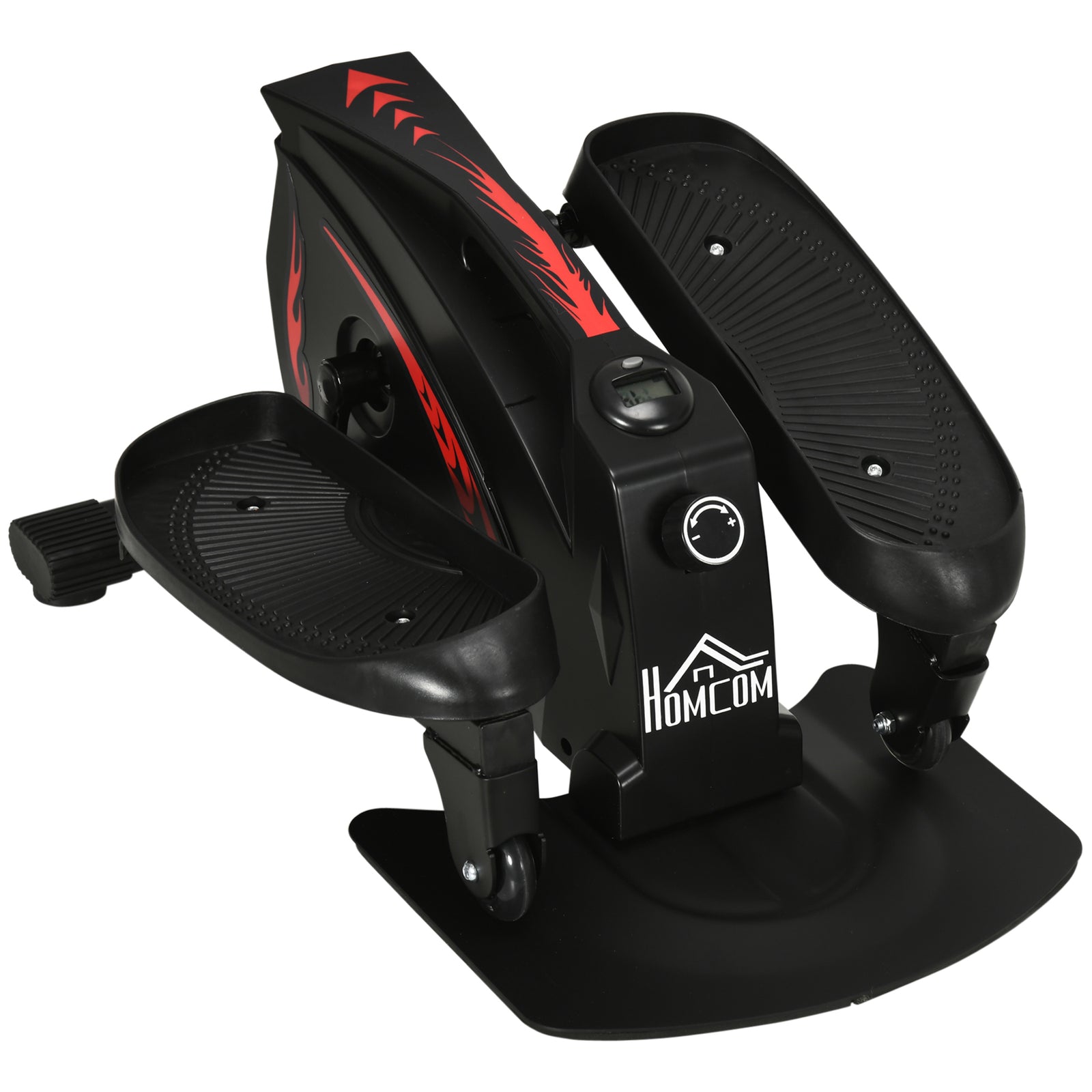Mini Manual Elliptical Bike Compact Exercise Trainer | Black