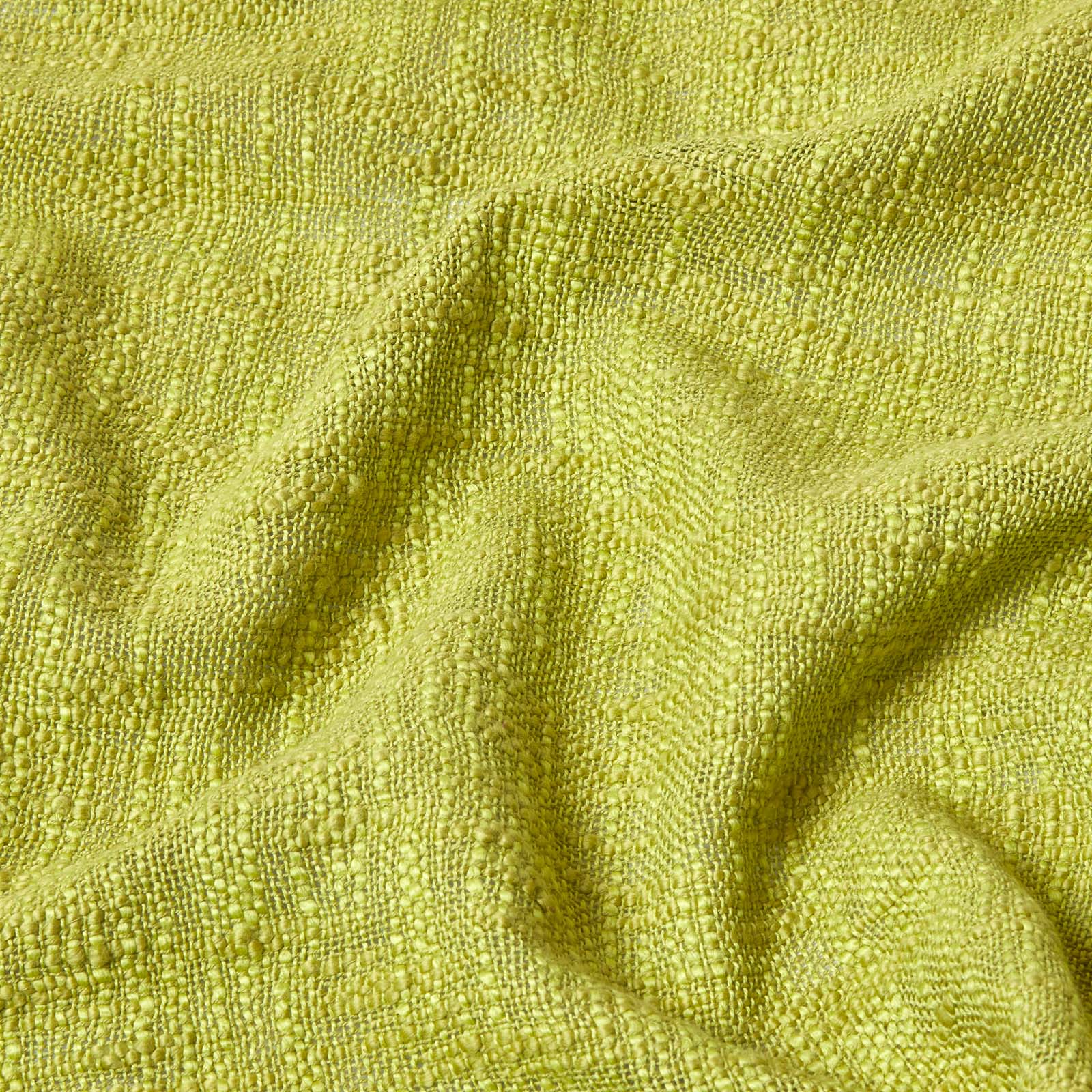 Nirvana Handwoven Slub Cotton Throw | 255cm x 360cm | Lime Green