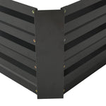 Outdoor Rectangular Metal Raised Garden Bed