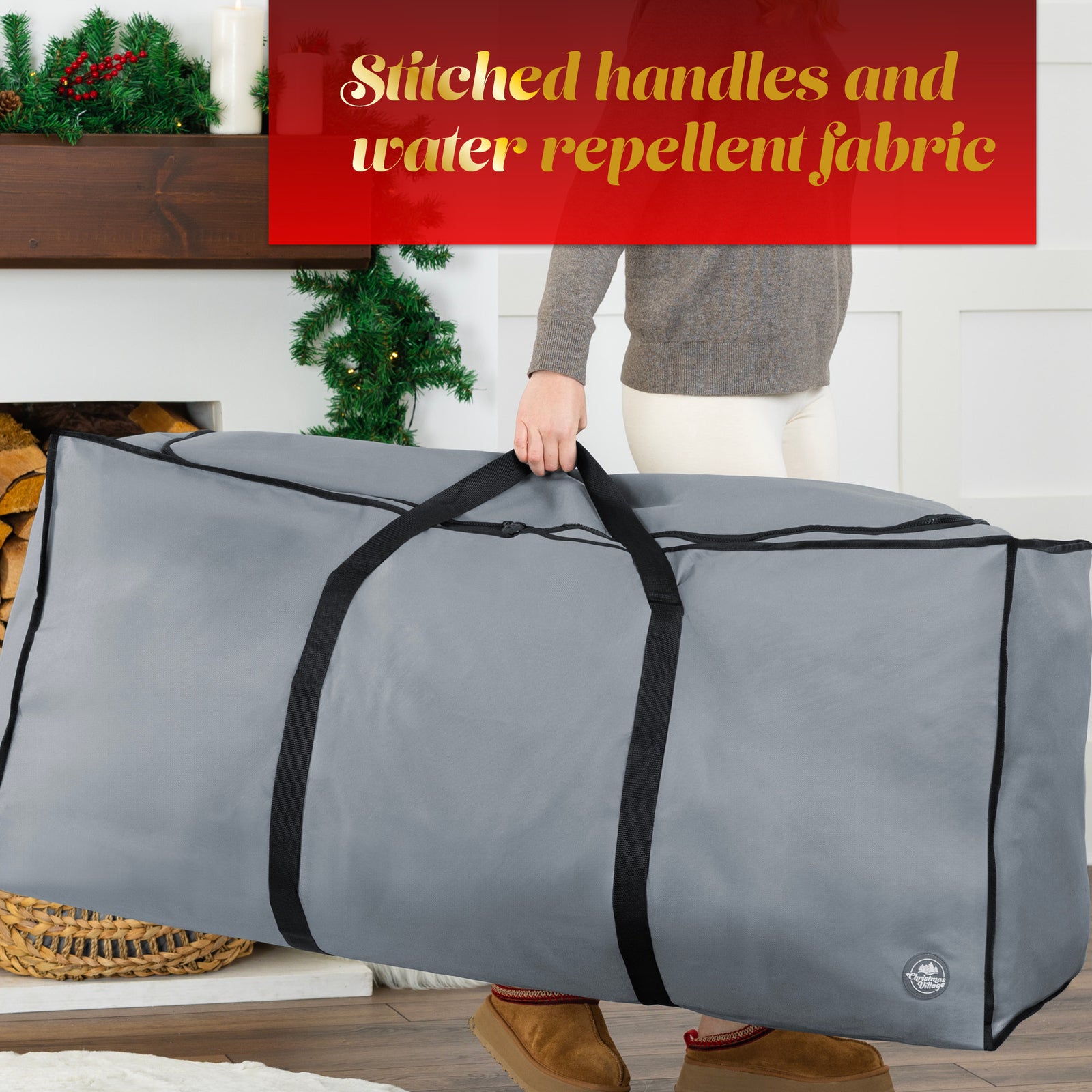 Durable Christmas Tree Bag For Trees Up To 7ft Heavy Duty