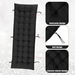 Sun Lounger Cushion Chair Sofa Cushion Cover Black