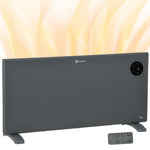 2000w Electric Convector Heater Quiet With Led Display | One Size | Gray