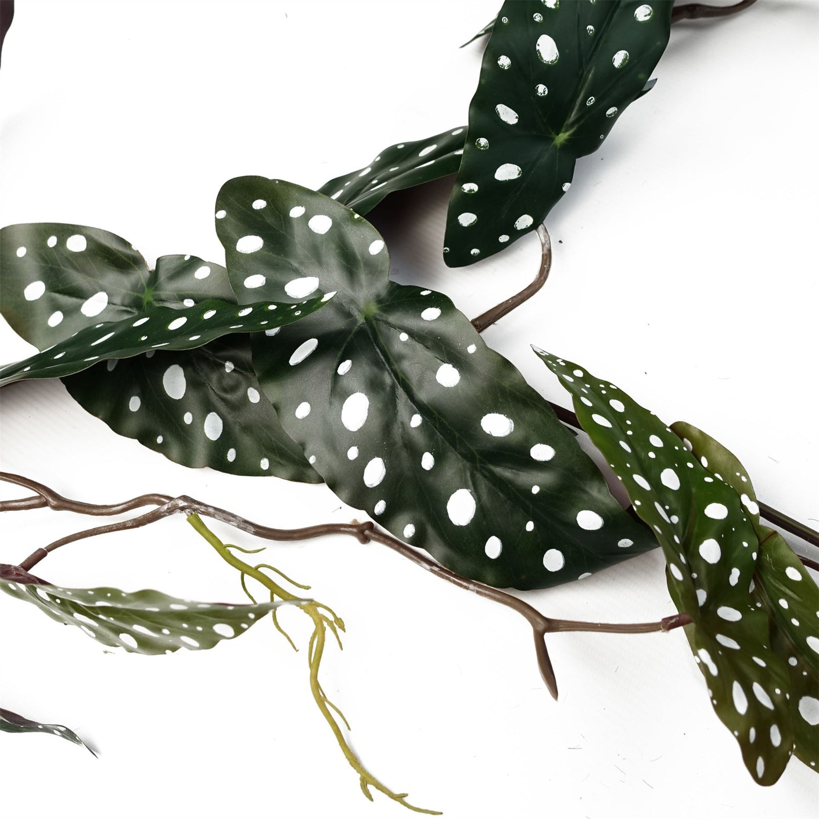 Artificial 110cm Hanging Trailing Begonia Maculata Spotted Plant