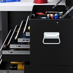 Top Chest And Roller Cabinet Combo Metal Tool Cabinet | Black