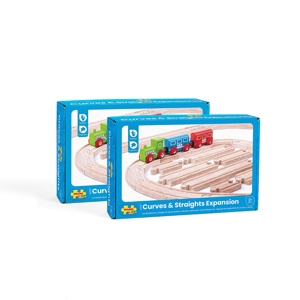48 Piece Curves and Straights Track Bundle