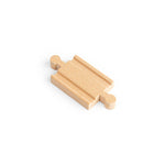 12 Mini Male/Male Track Pieces for Wooden Train Sets