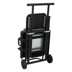 Portable 2-burner Gas Bbq Grill – Folding Trolley With Side Shelf, Thermometer, Wheels, And Outdoor Cooking Plate