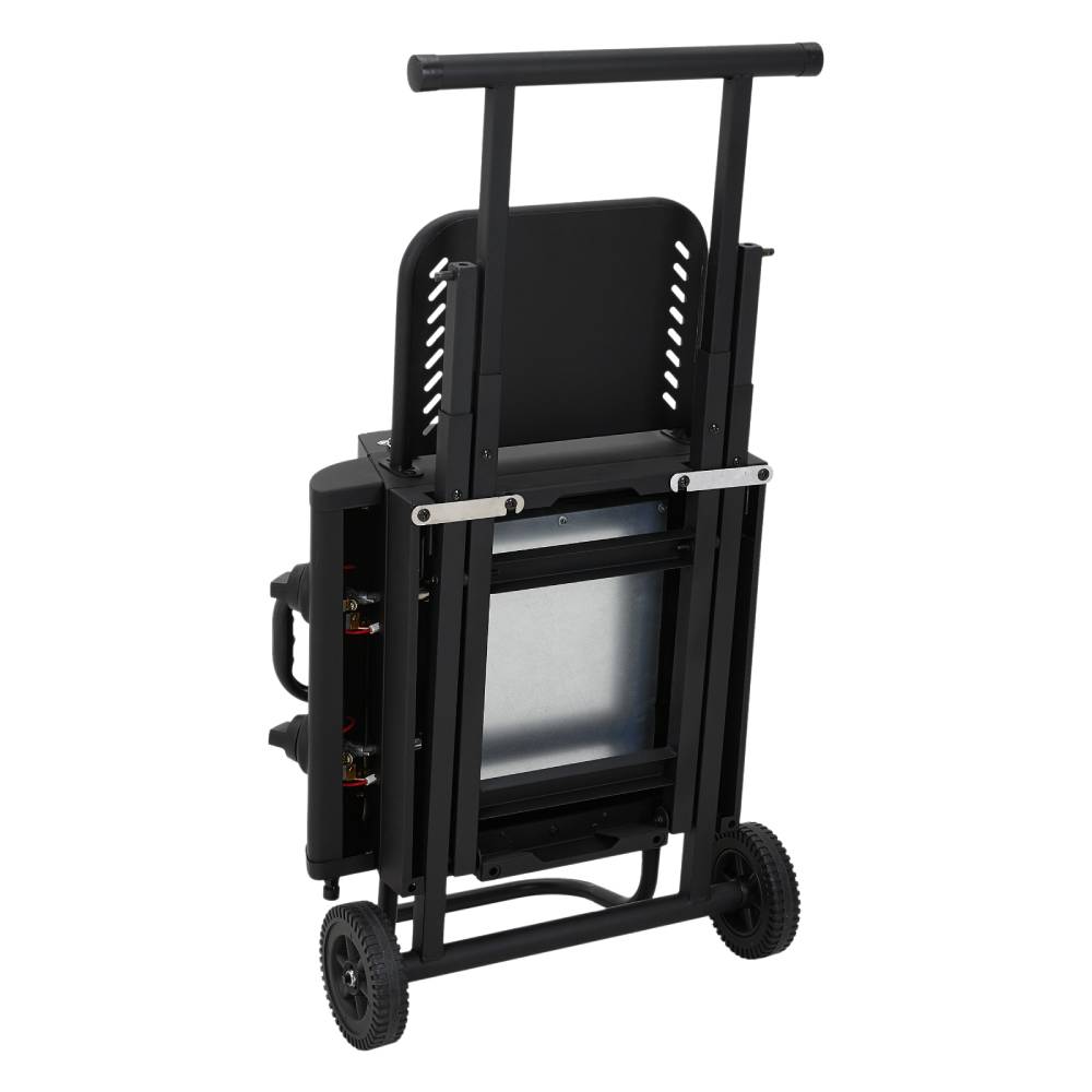 Portable 2-burner Gas Bbq Grill – Folding Trolley With Side Shelf, Thermometer, Wheels, And Outdoor Cooking Plate