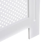 Radiator Cover Heating Cabinet Solid Mdf White | Small | White